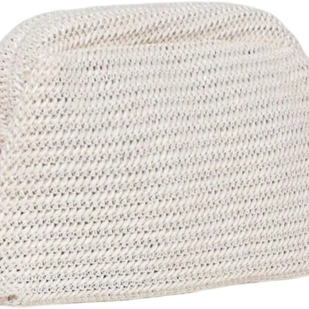 Women's Crochet Mini Dumpling Clutch Evening Bag Summer Beach Purse